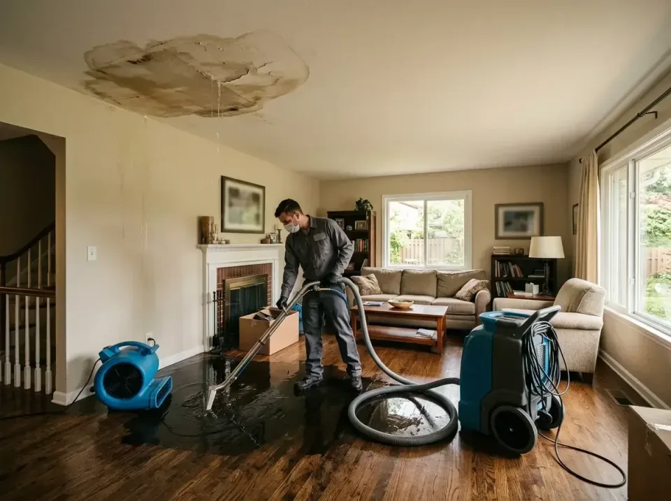 attic-pipe-burst-ceiling-drip-008 — frequently asked questions, Water Damage Restoration & Carpet Care in Grenada, MS